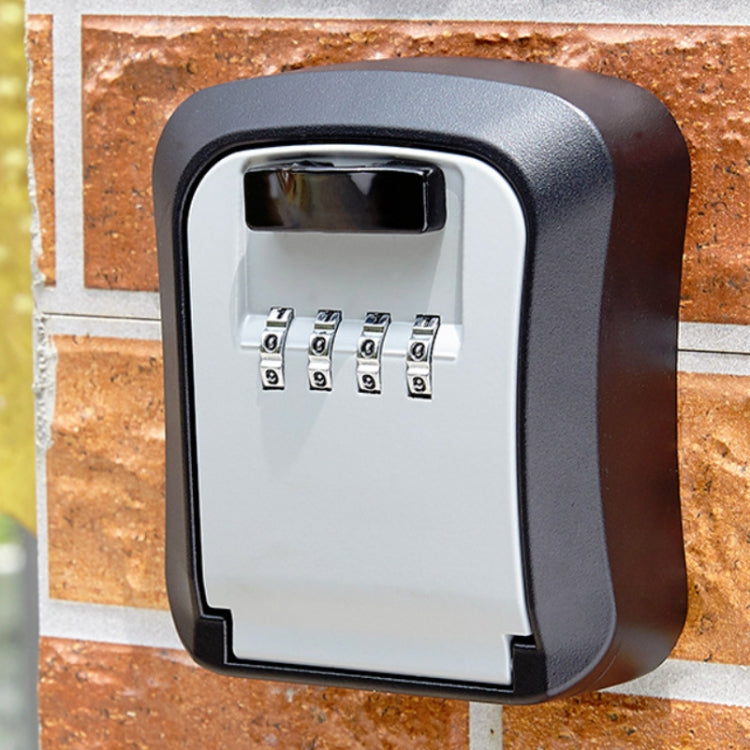 Wall-Mounted Key Code Box Construction Site Home Decoration Four-Digit Code Lock Key Box Wall-Mounted Key Code Box Construction Site Home Decoration Four-Digit Code Lock Key Box